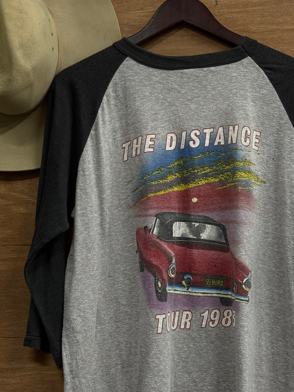 Bob Seger The Distance Tour 1983 Two Tone Tee