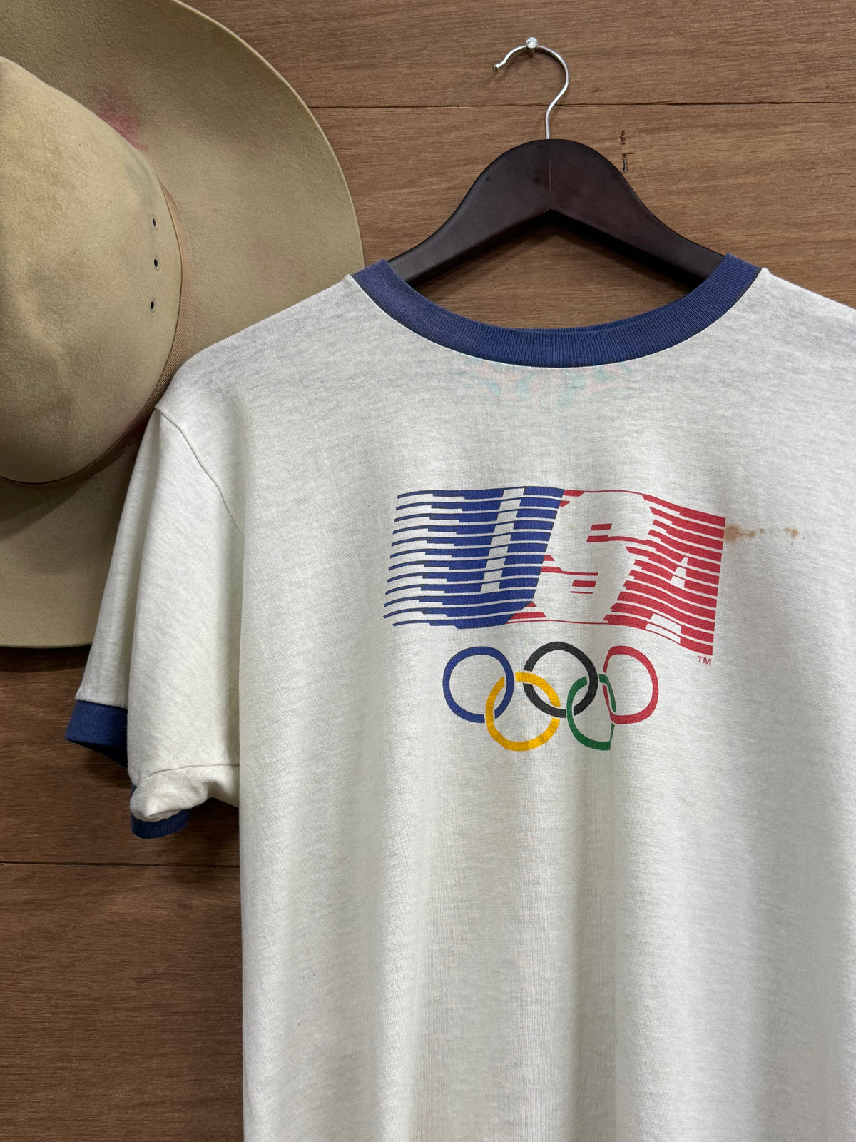 80s Levi’s USA Olympic Ringer Tee