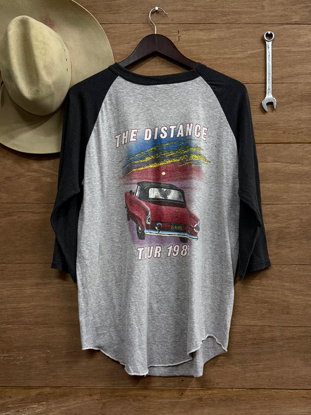 Bob Seger The Distance Tour 1983 Two Tone Tee