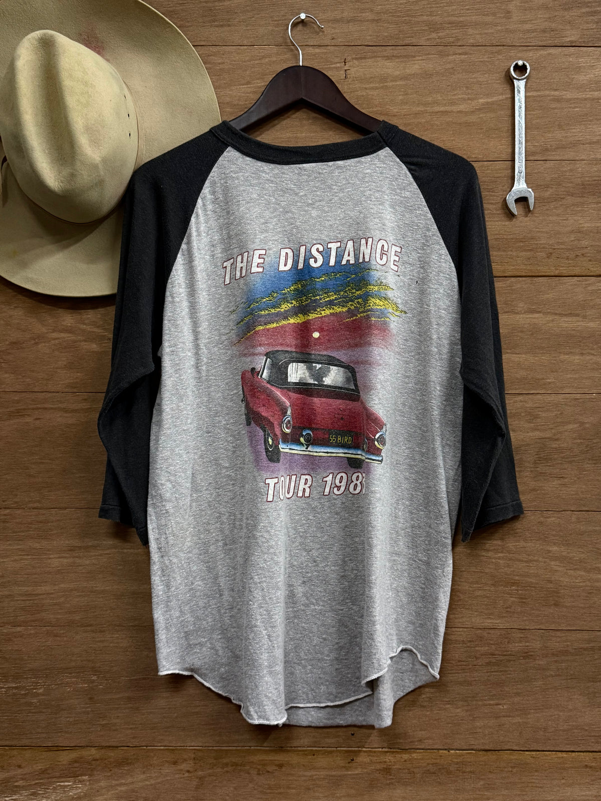 Bob Seger The Distance Tour 1983 Two Tone Tee