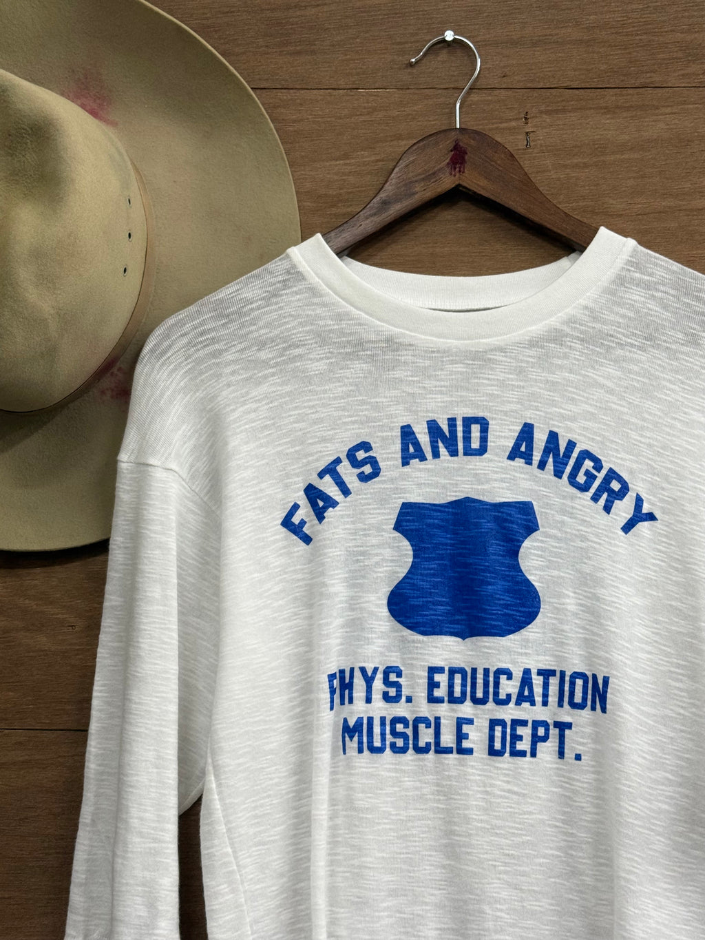 FAA Phys Ed. Muscle Dept. 3/4 sleeve T-shirt