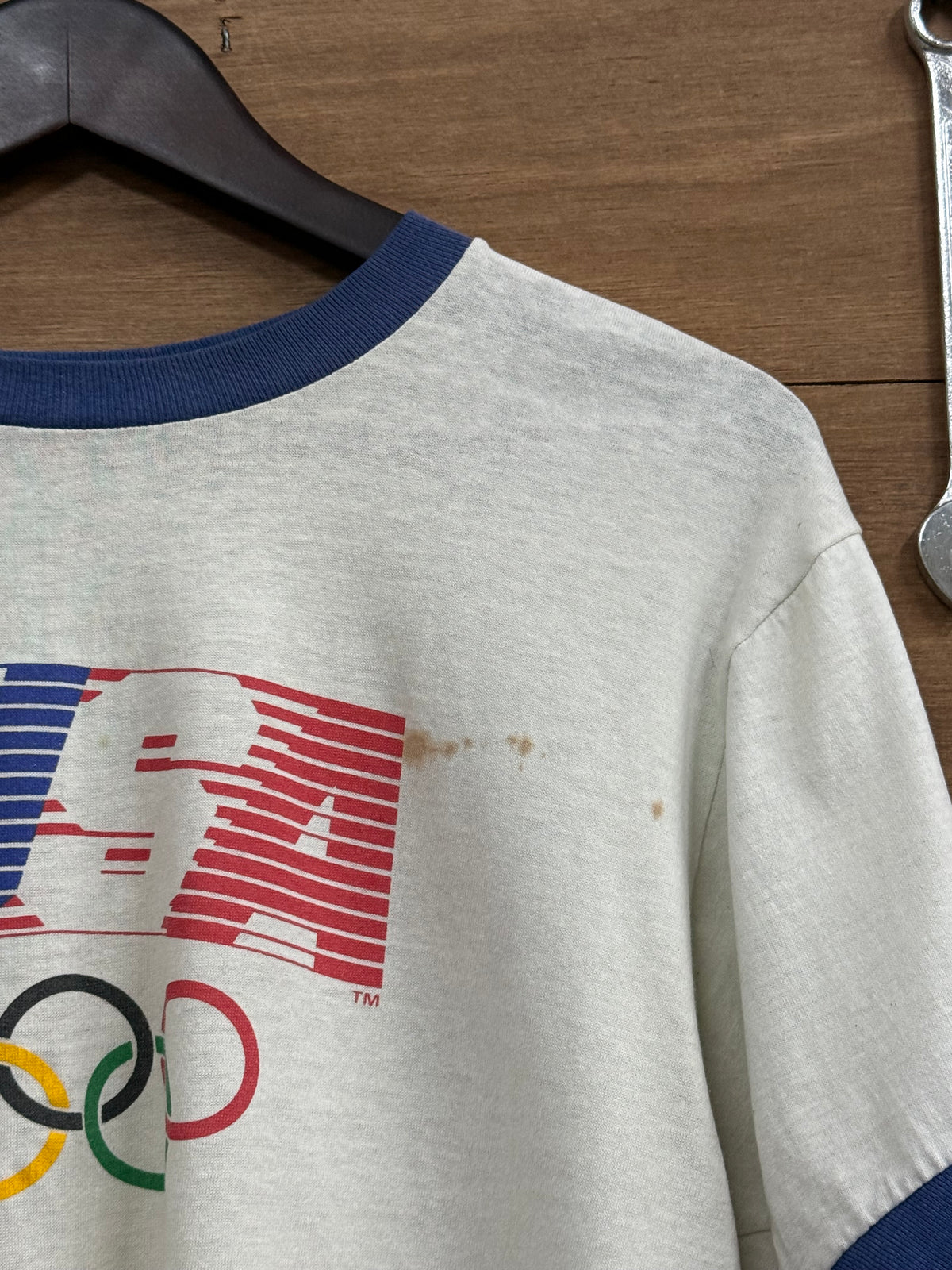 80s Levi’s USA Olympic Ringer Tee