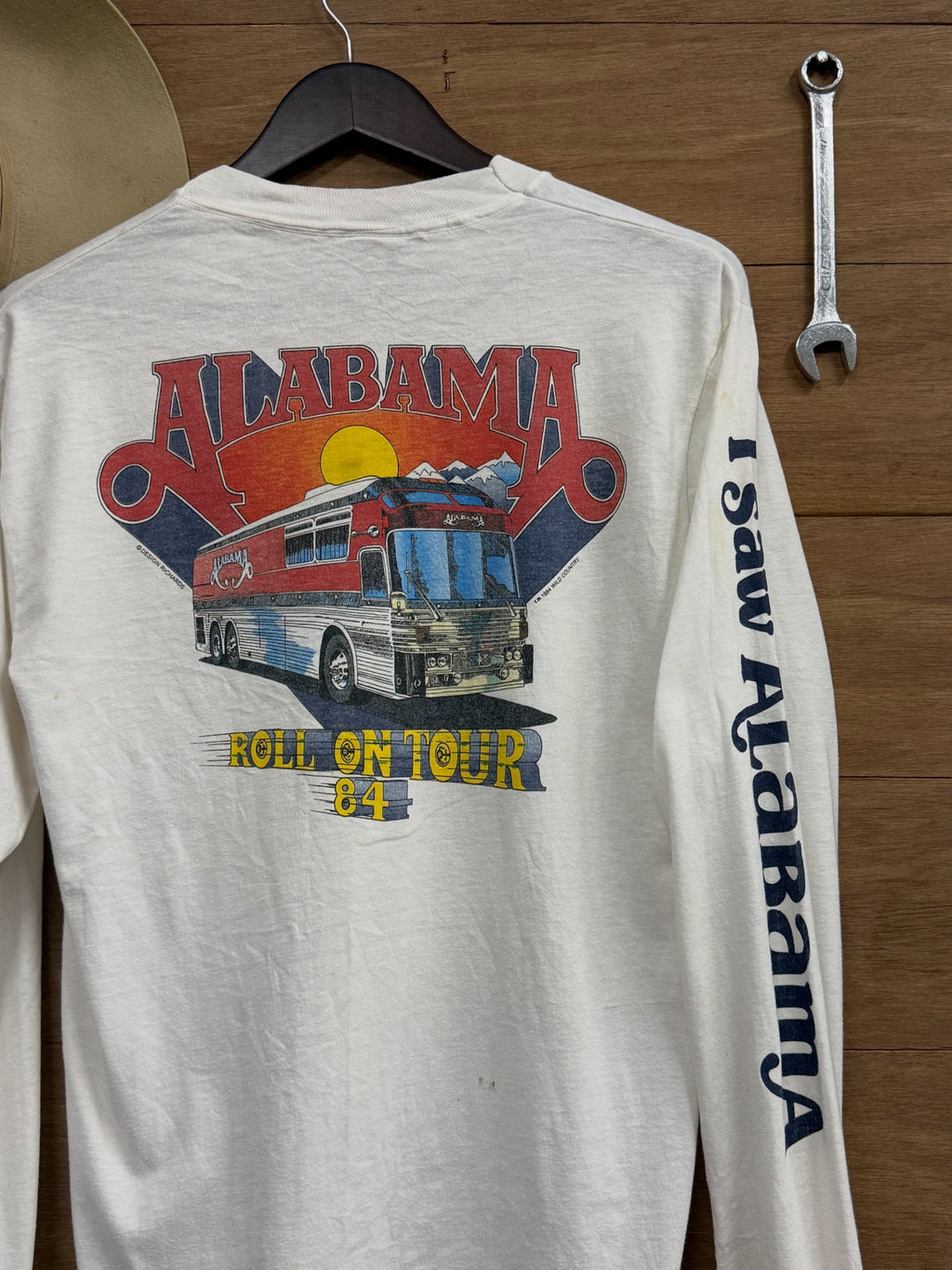 Alabama 1984 Roll on Tour Tee