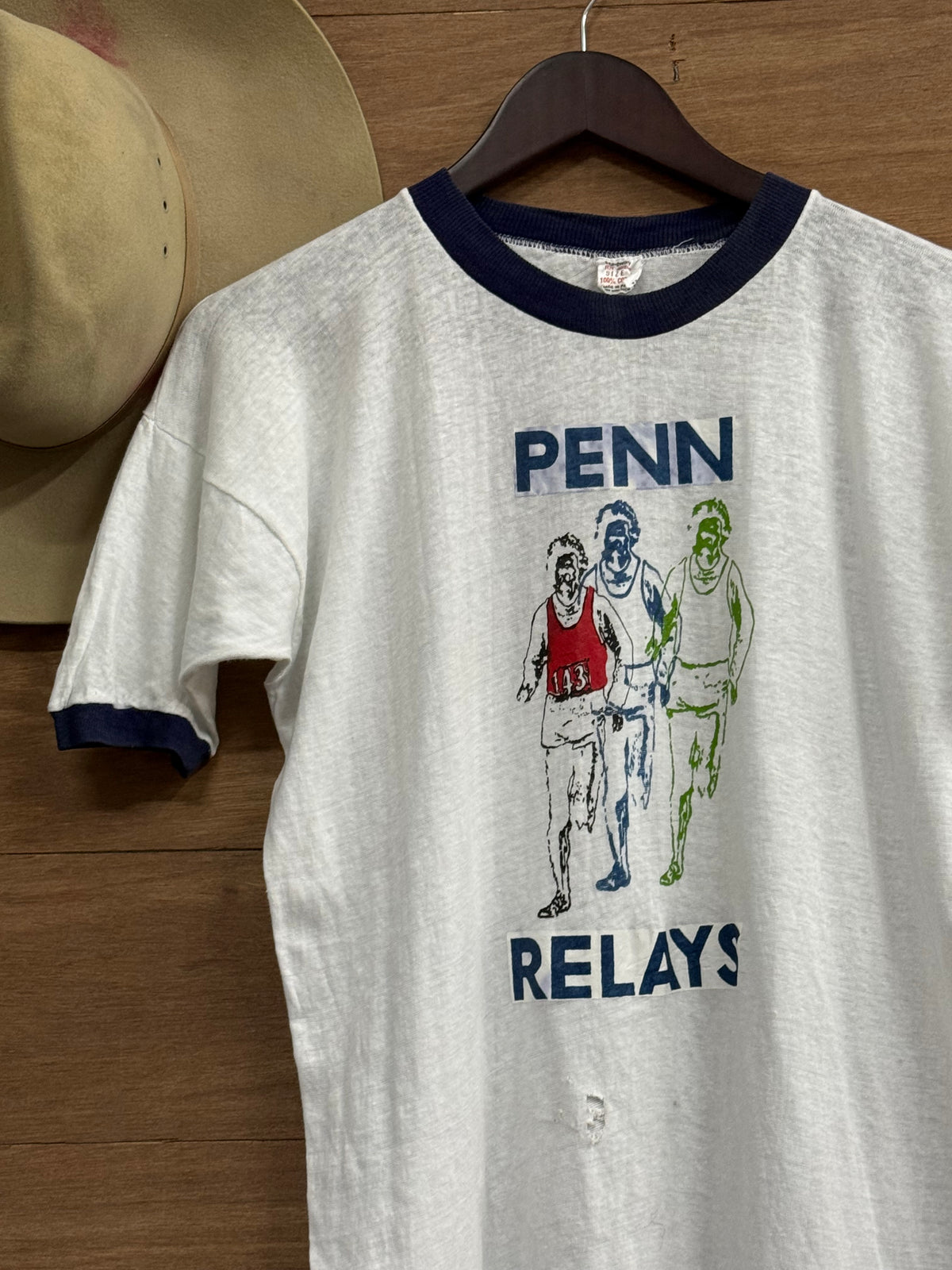 PENN RELAYS Single Stitches Ringer Tee