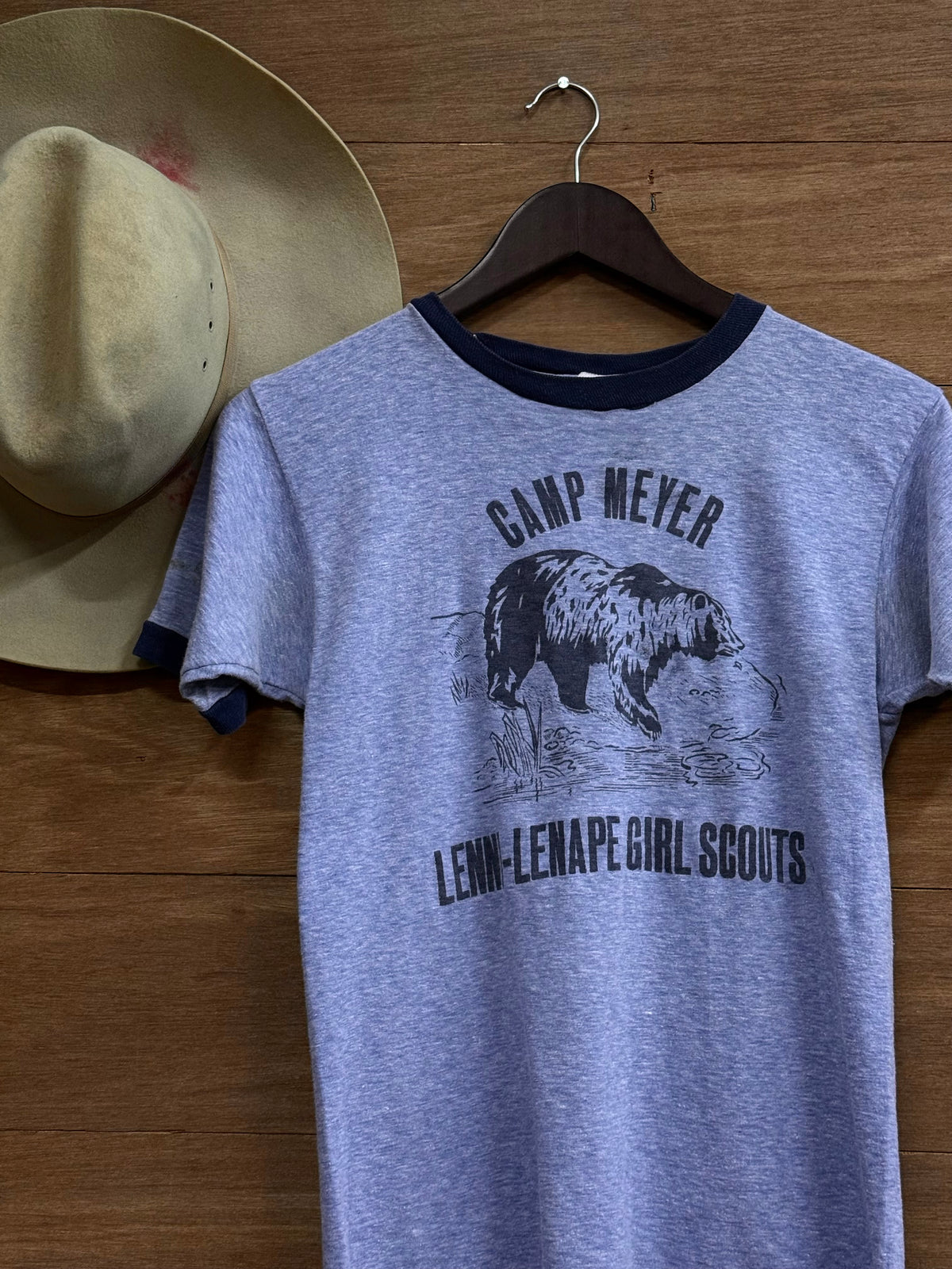 70s~80s Girl Scout Camp Meyer Ringer Tee