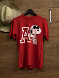 80s Arkansas Razorbacks Snoopy Tee