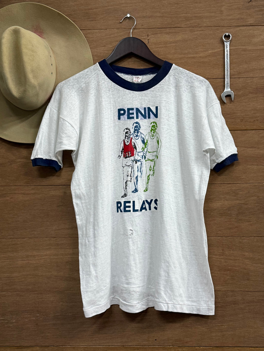 PENN RELAYS Single Stitches Ringer Tee