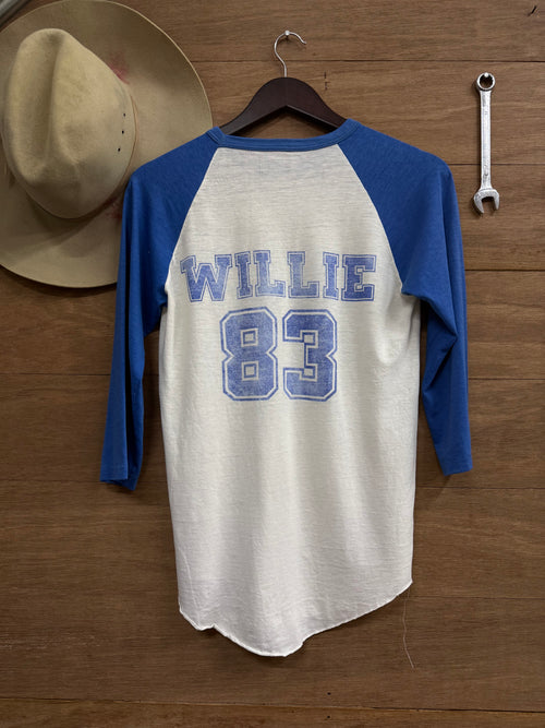 1983 Willie Nelson 4th of July Picnic Two Tone Tee