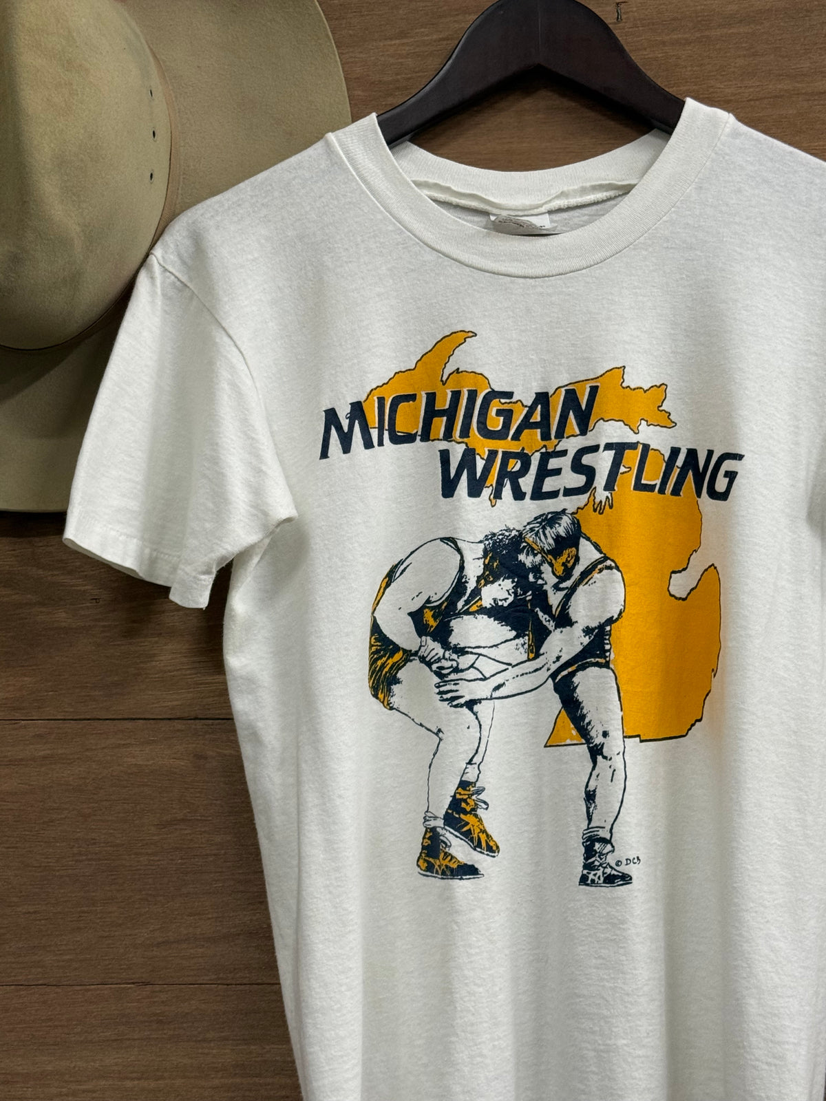 80s Michigan Wrestling Tee