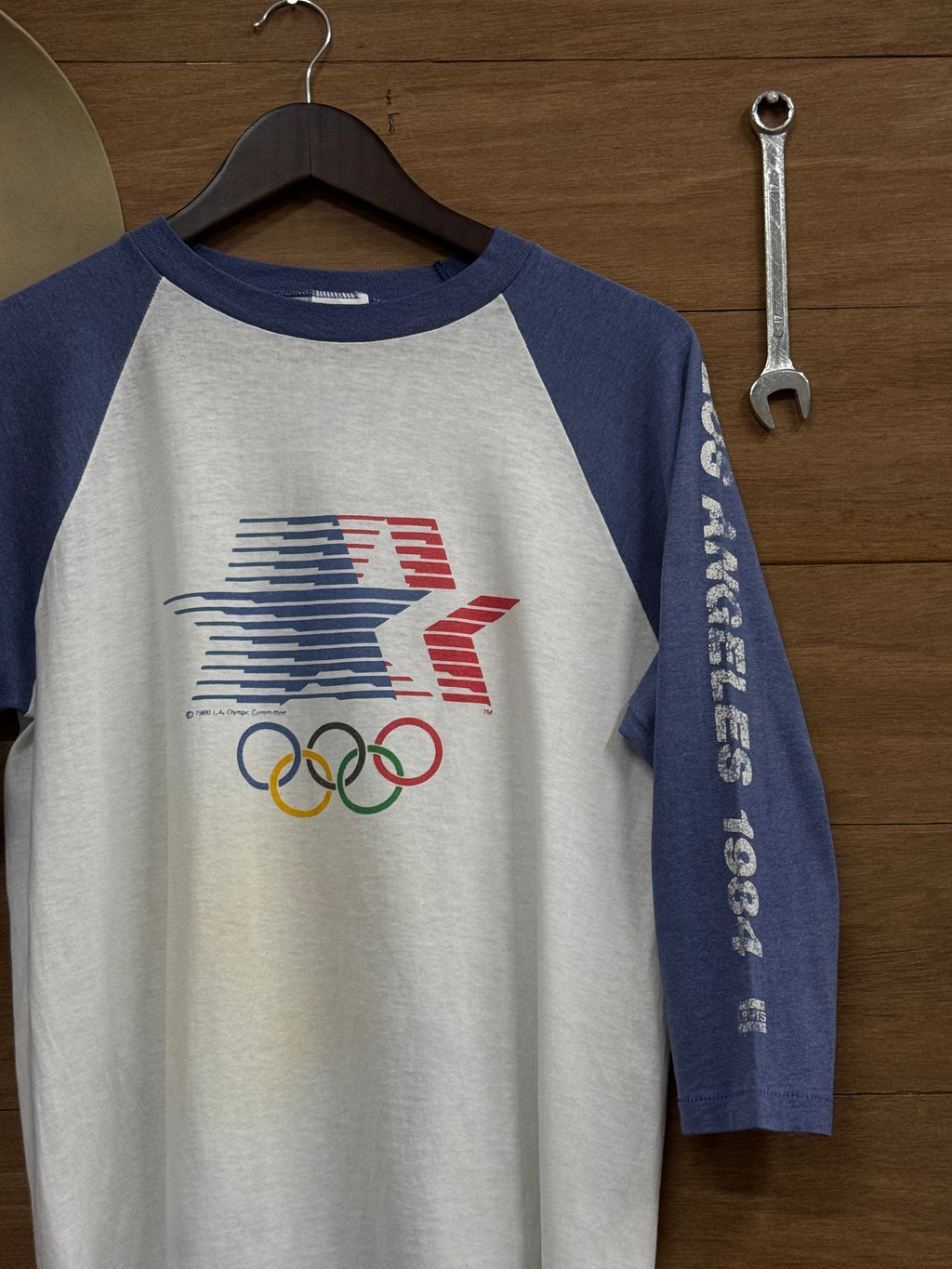 Vintage 1984 Los Angeles Olympic Two Tone Tee