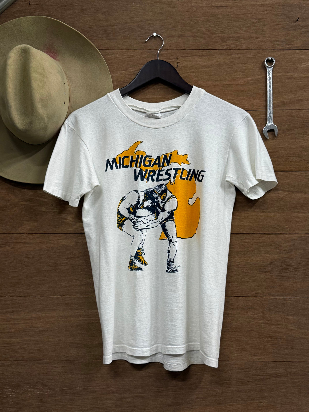 80s Michigan Wrestling Tee