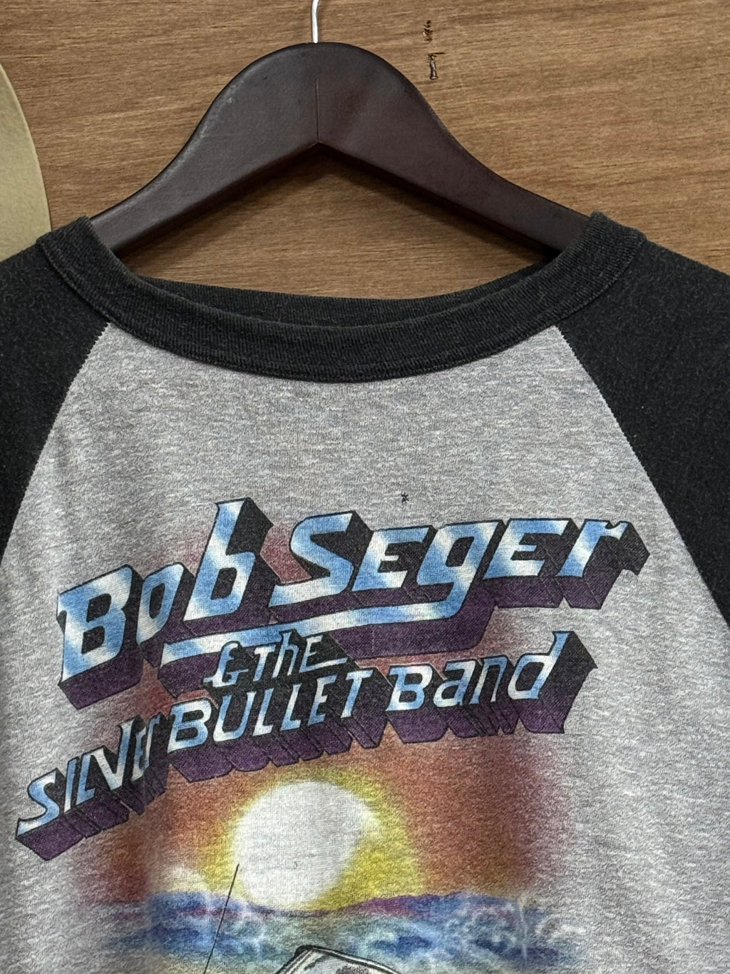 Bob Seger The Distance Tour 1983 Two Tone Tee