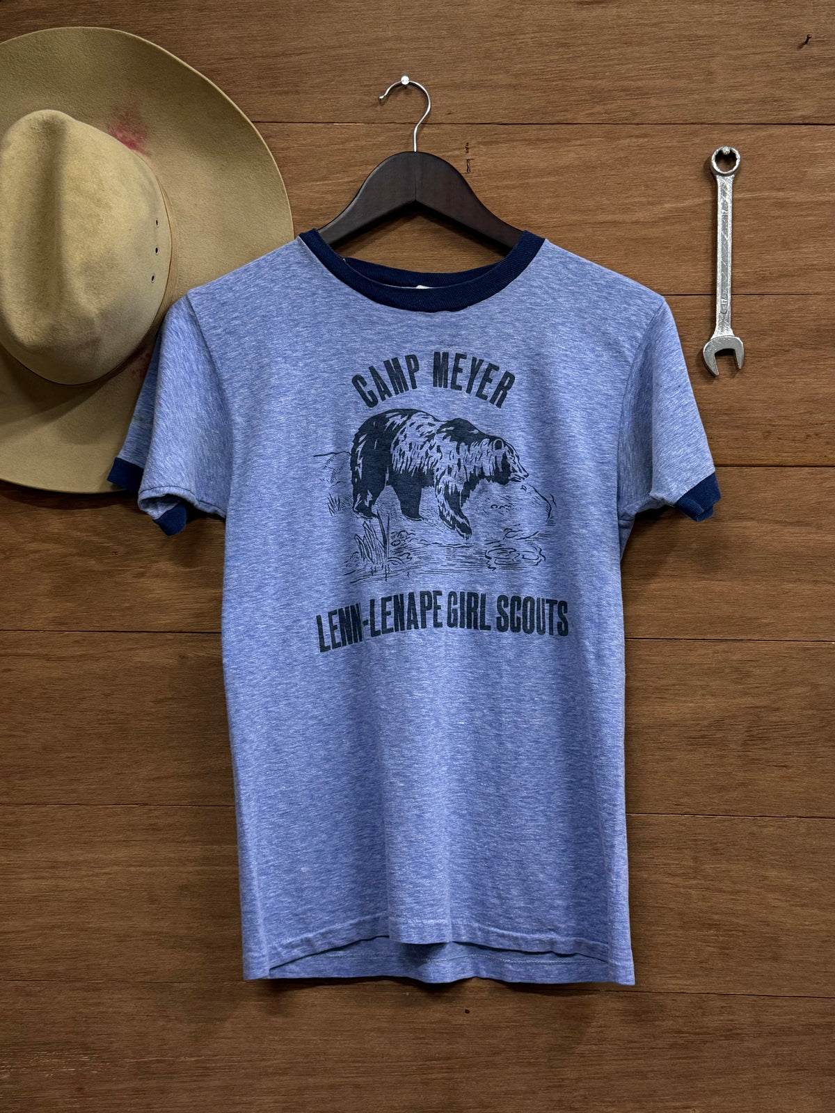 70s~80s Girl Scout Camp Meyer Ringer Tee