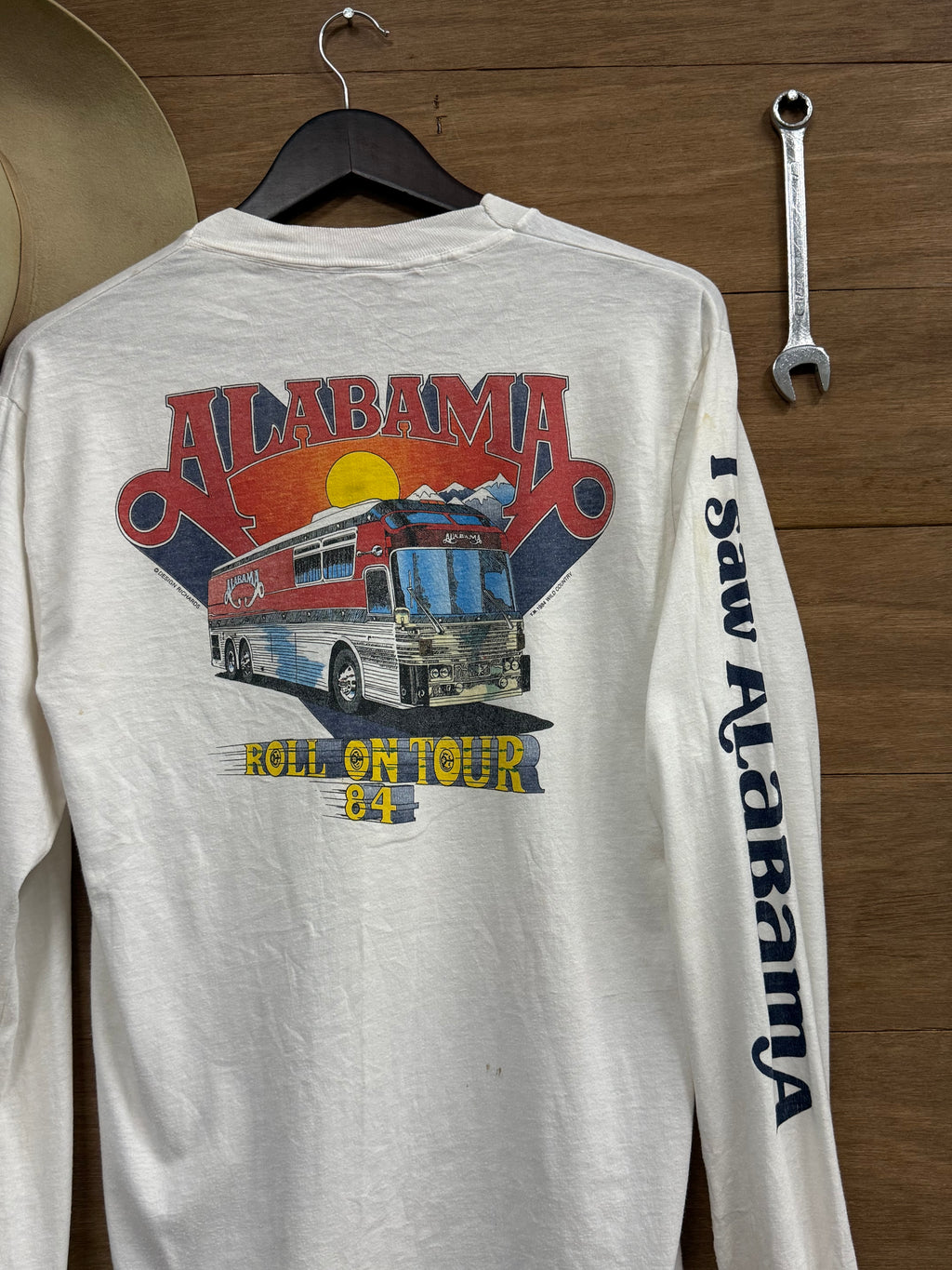Alabama 1984 Roll on Tour Tee
