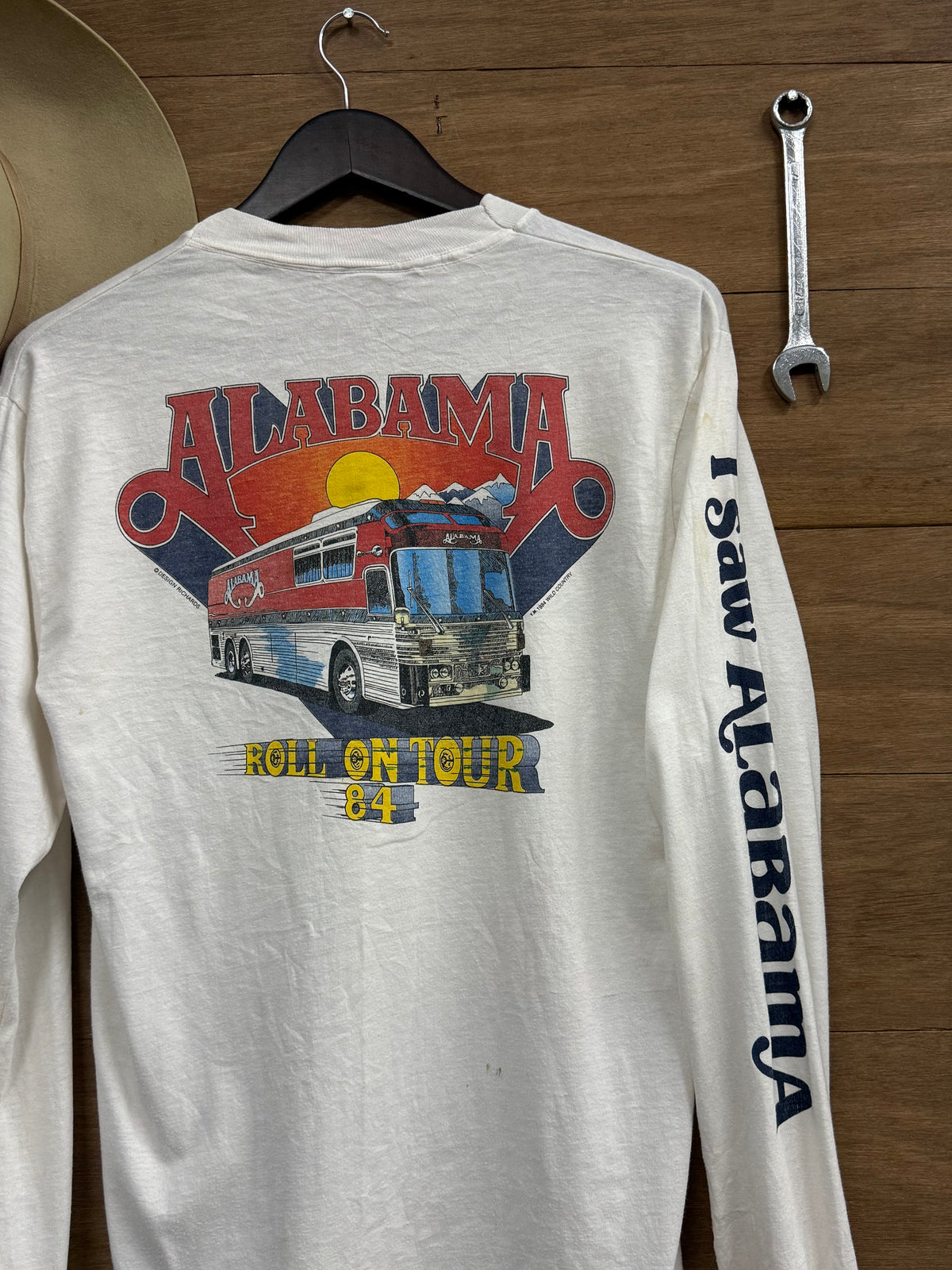 Alabama 1984 Roll on Tour Tee