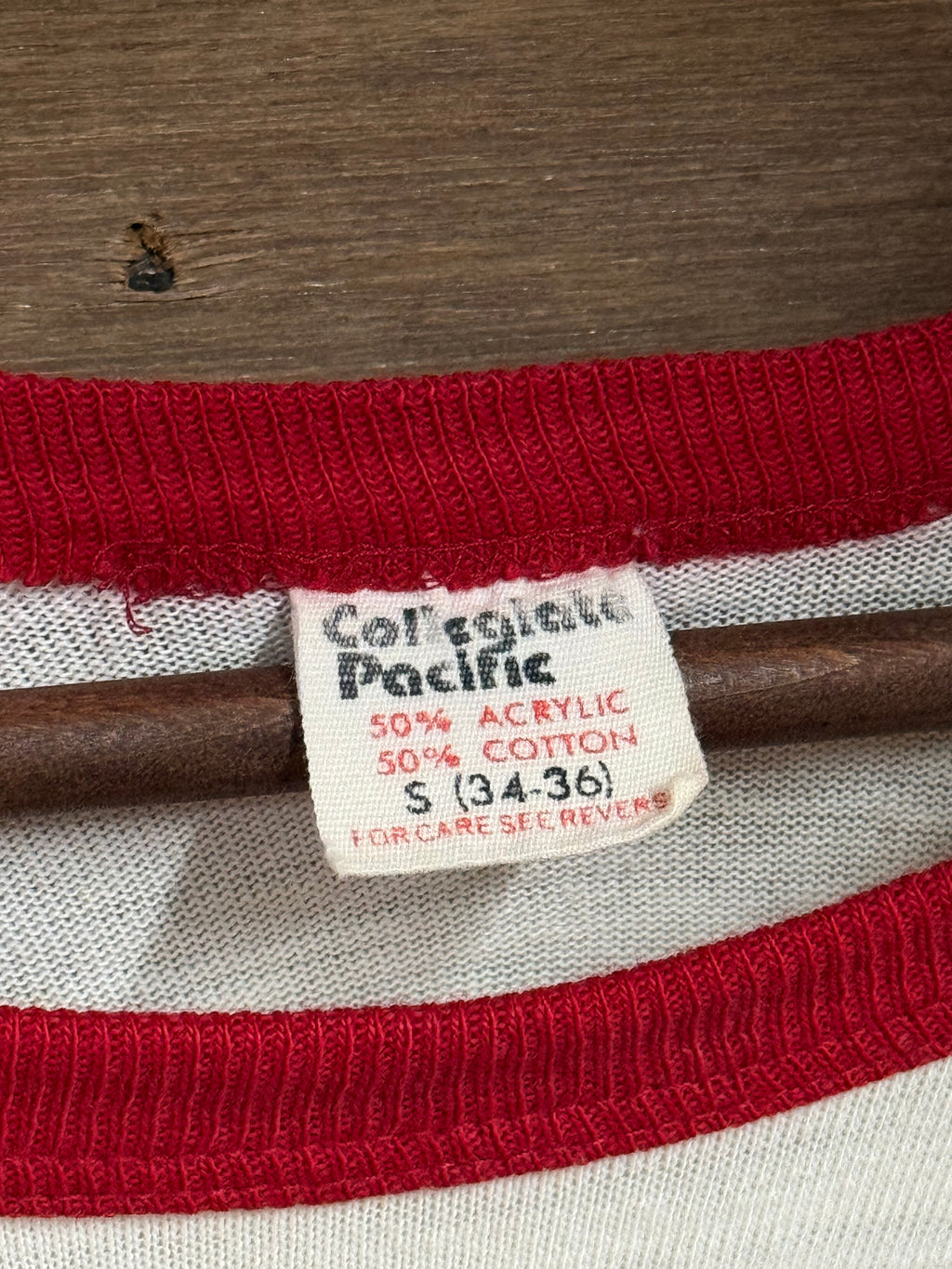 80s Austin College Garfield 50:50 Two Tone Single Stitches Tee