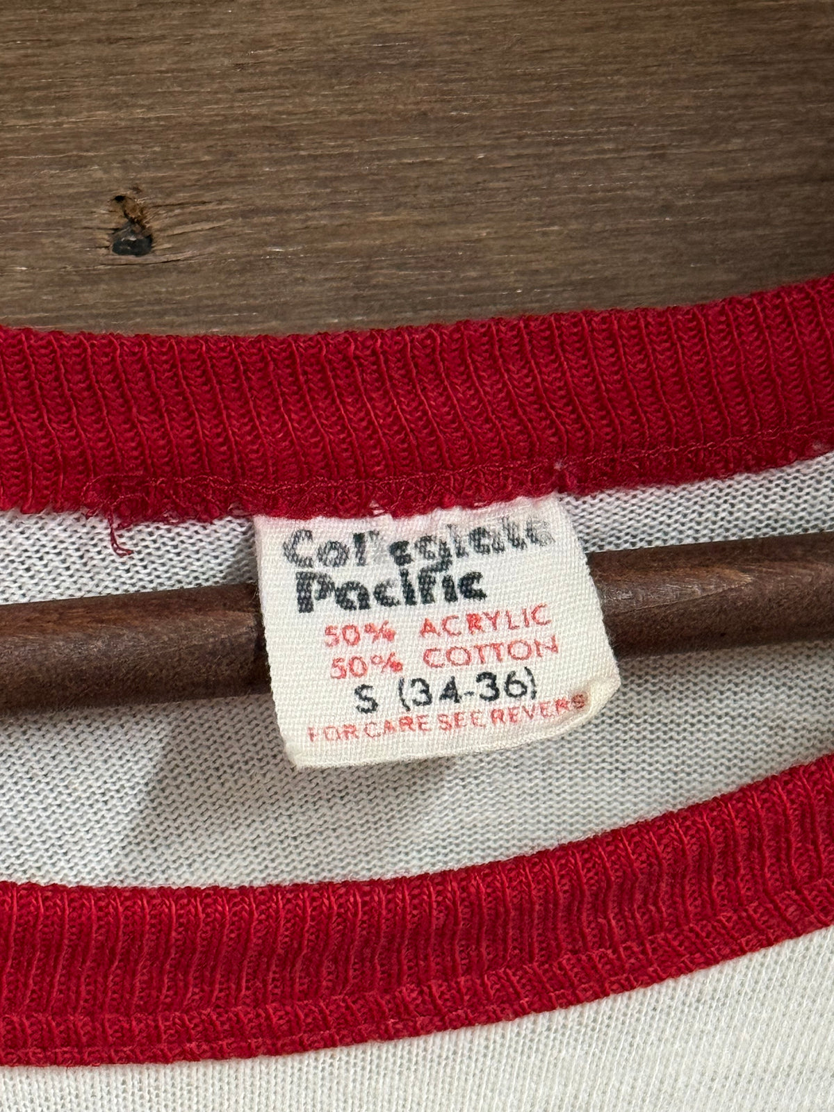 80s Austin College Garfield 50:50 Two Tone Single Stitches Tee